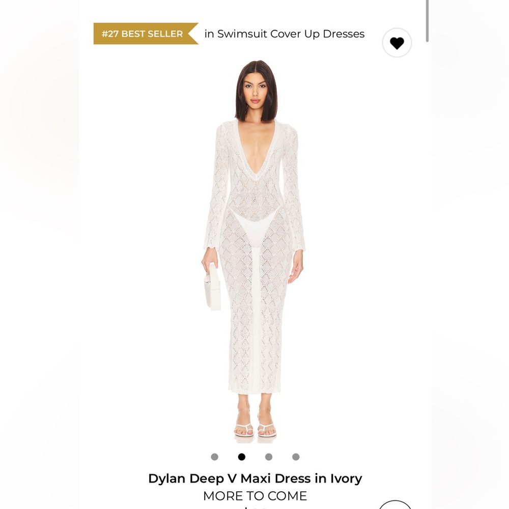 More To Come Ivory Swimsuit Cover Up Dress